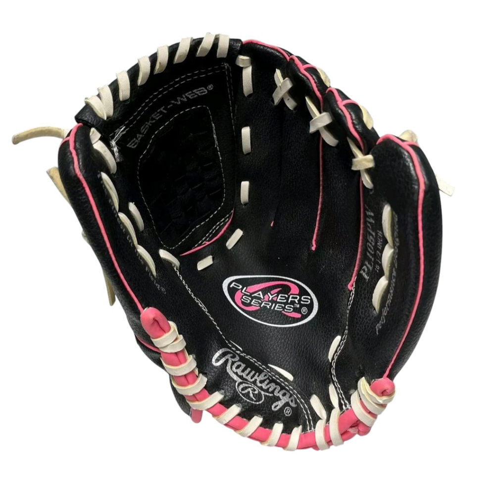 Rawlings Players Series Baseball Glove 10.5 inch Black Pink
